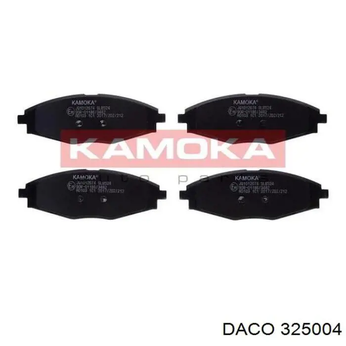 325004 Daco Колодки передние