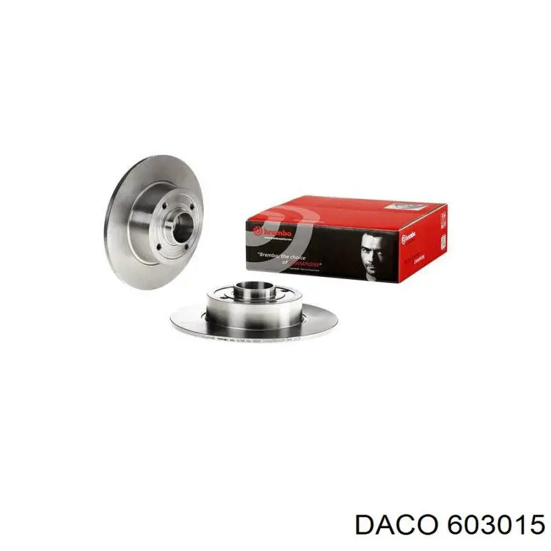 Купить 603015 Daco Диск тормозной задний