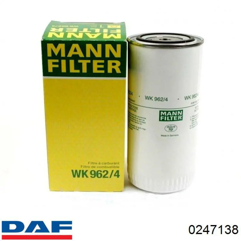 Купить 0247138 DAF Фильтр-отстойник топлива грубой очистки
