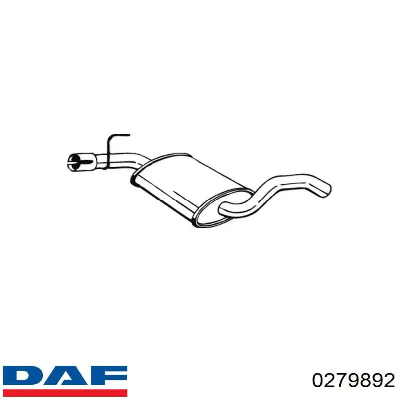  DAF 0279892 цена, от 80.33 USD