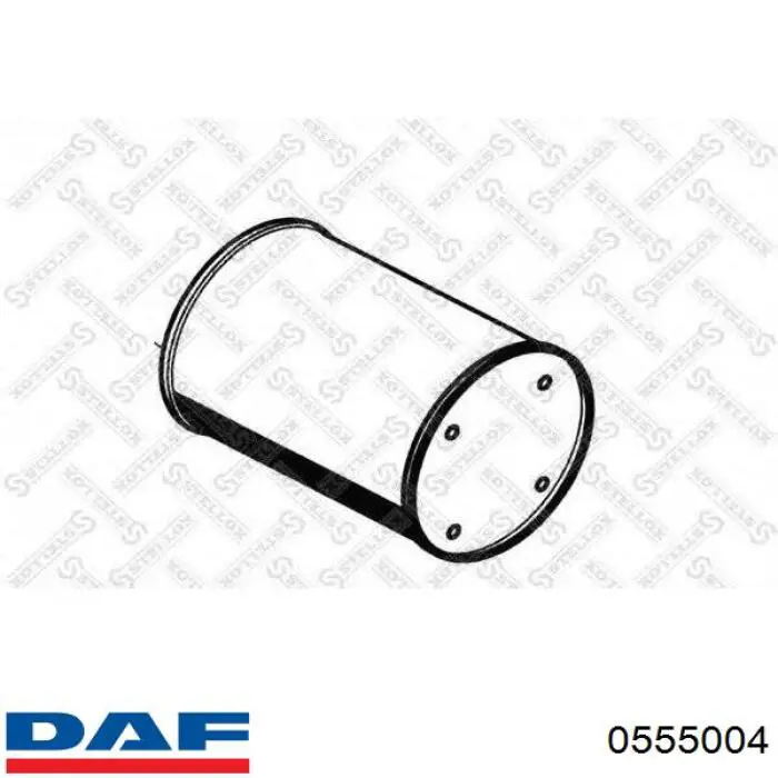 0555004 DAF Выхлопная труба