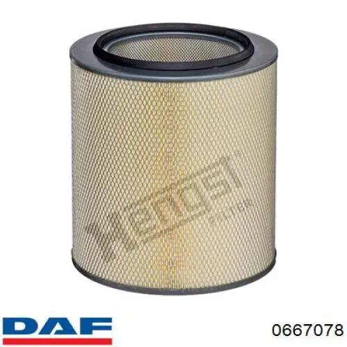 Воздушный фильтр 0667078 DAF