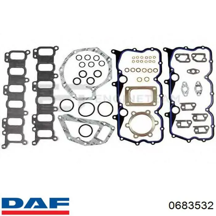 0683532 DAF Комплект прокладок двигателя верхний