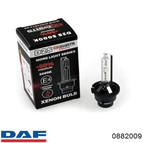 Лампочка ксеноновая 0882009 DAF