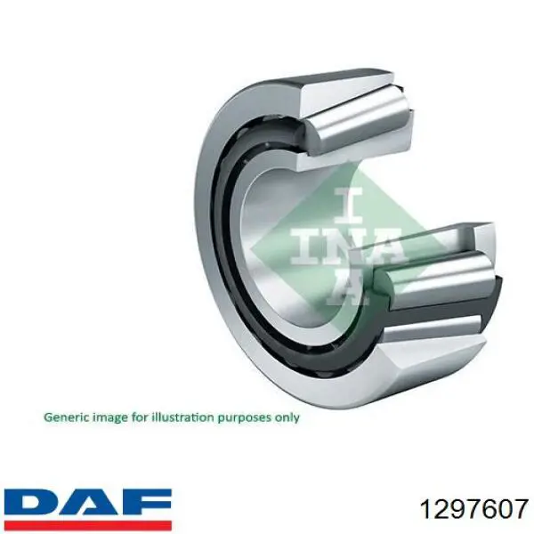 Подшипник раздаточной коробки, выходного вала, задний 1297607 DAF