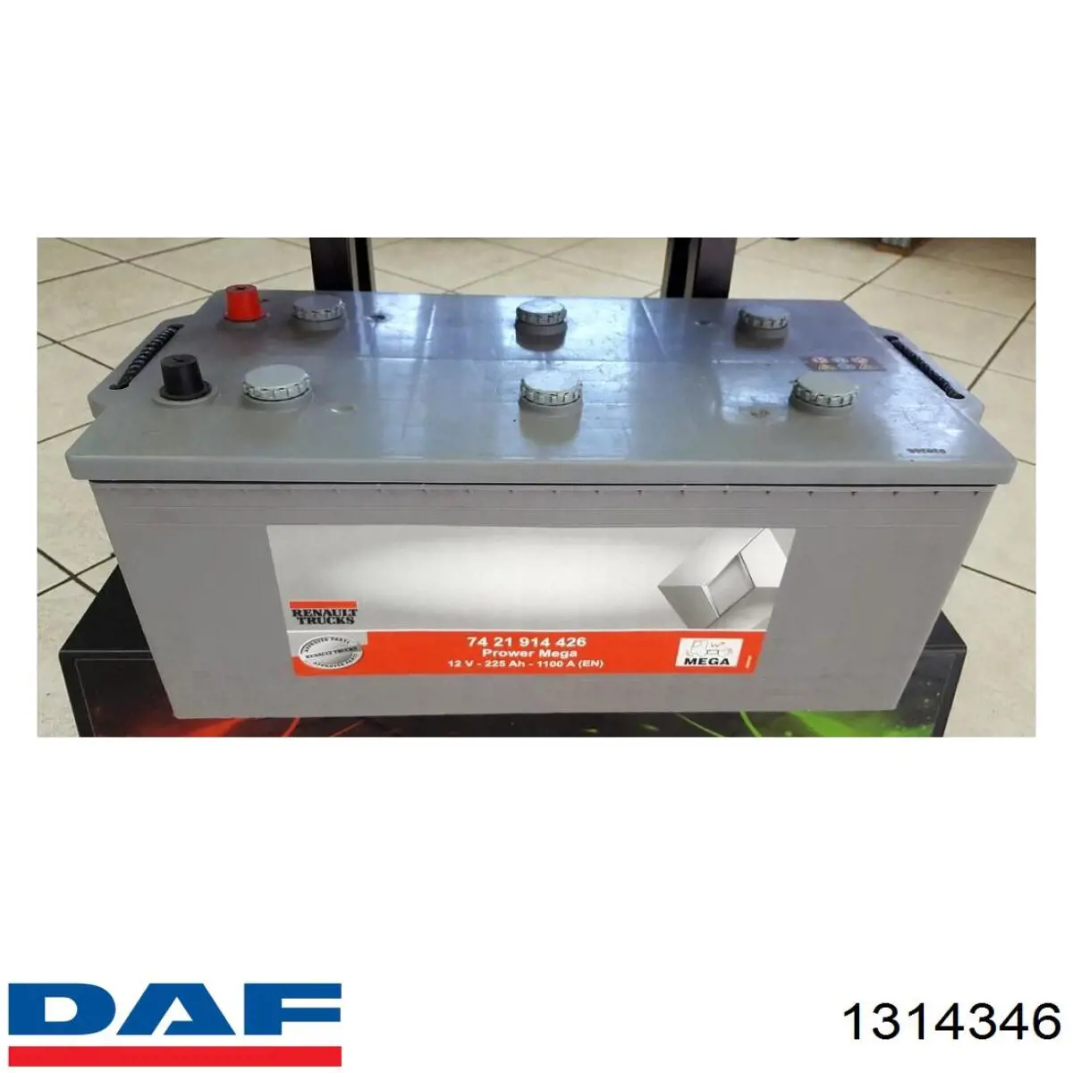 Аккумулятор DAF 1314346