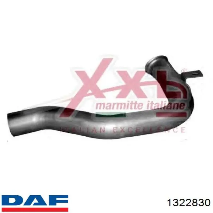 1322830 DAF Труба выхлопная от катализатора