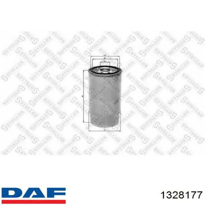 1328177 DAF Фильтр топлива