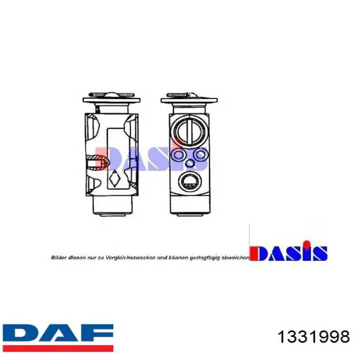 1331998 DAF Терморегулирующий вентиль кондиционера