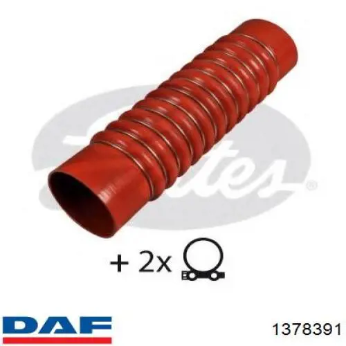 1378391 DAF Патрубок интеркуллера