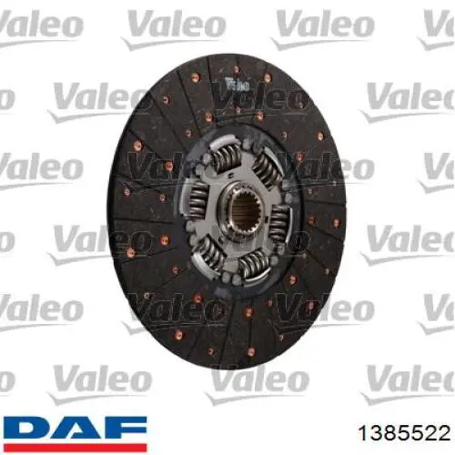 Диск сцепления DAF 1385522 цена, от 307.44 USD