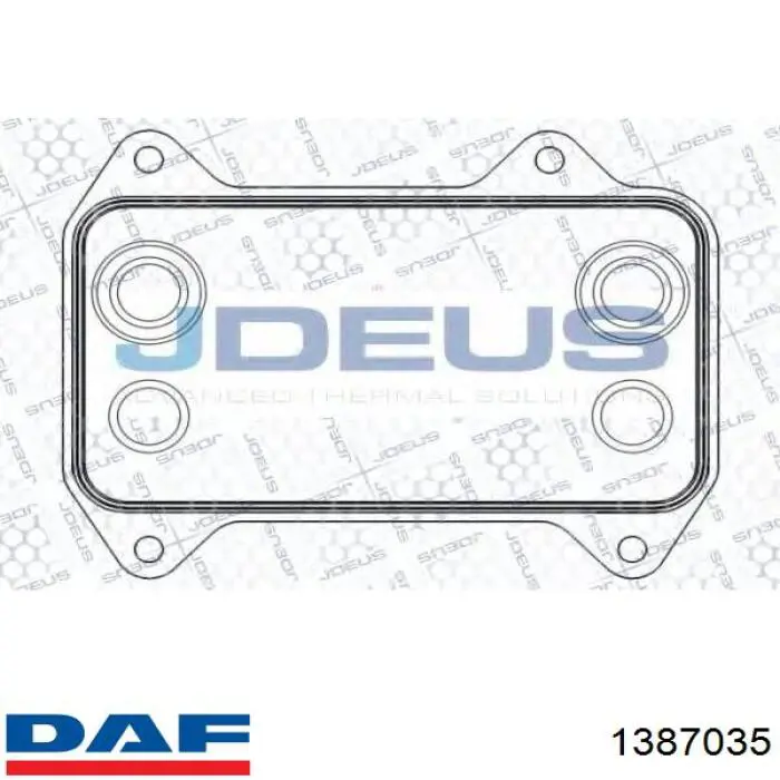 Масляный радиатор АКПП DAF 1387035 цена, от 83.20 USD