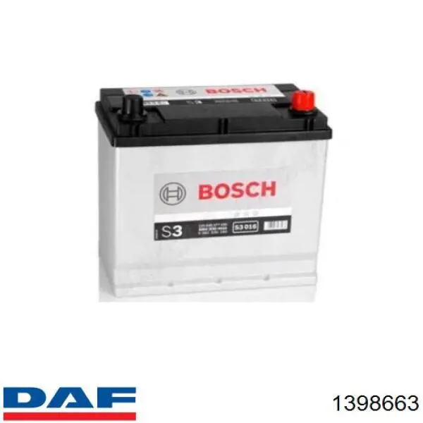Аккумулятор 1398663 DAF