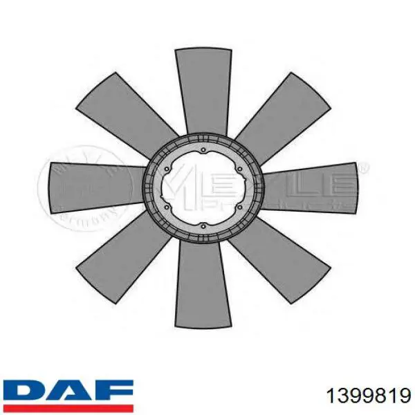 1399819 DAF Гидромуфта привода вентилятора