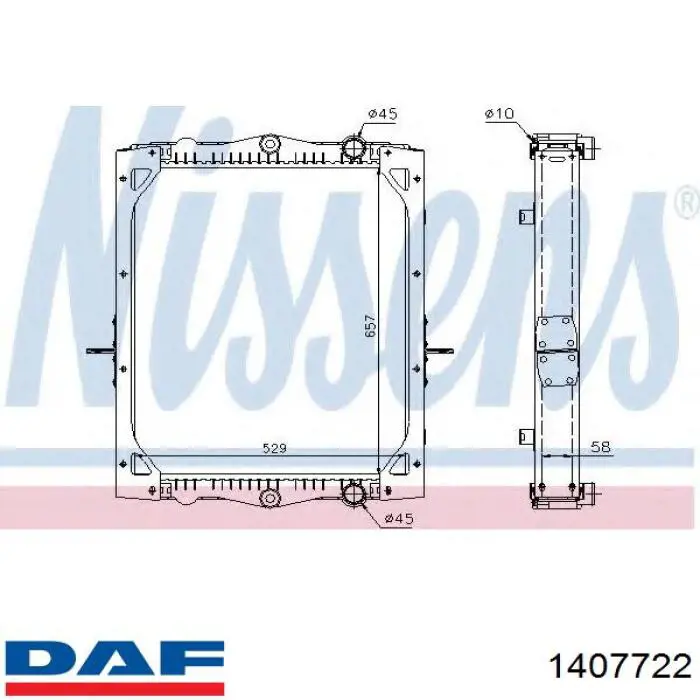  DAF 1407722 цена, от 112.22 USD