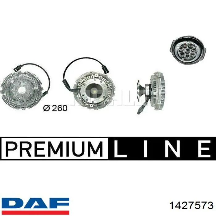 Купить 1427573 DAF Муфта вентилятора охлаждения