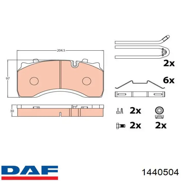 Передние тормозные колодки BCV29142TK Beral
