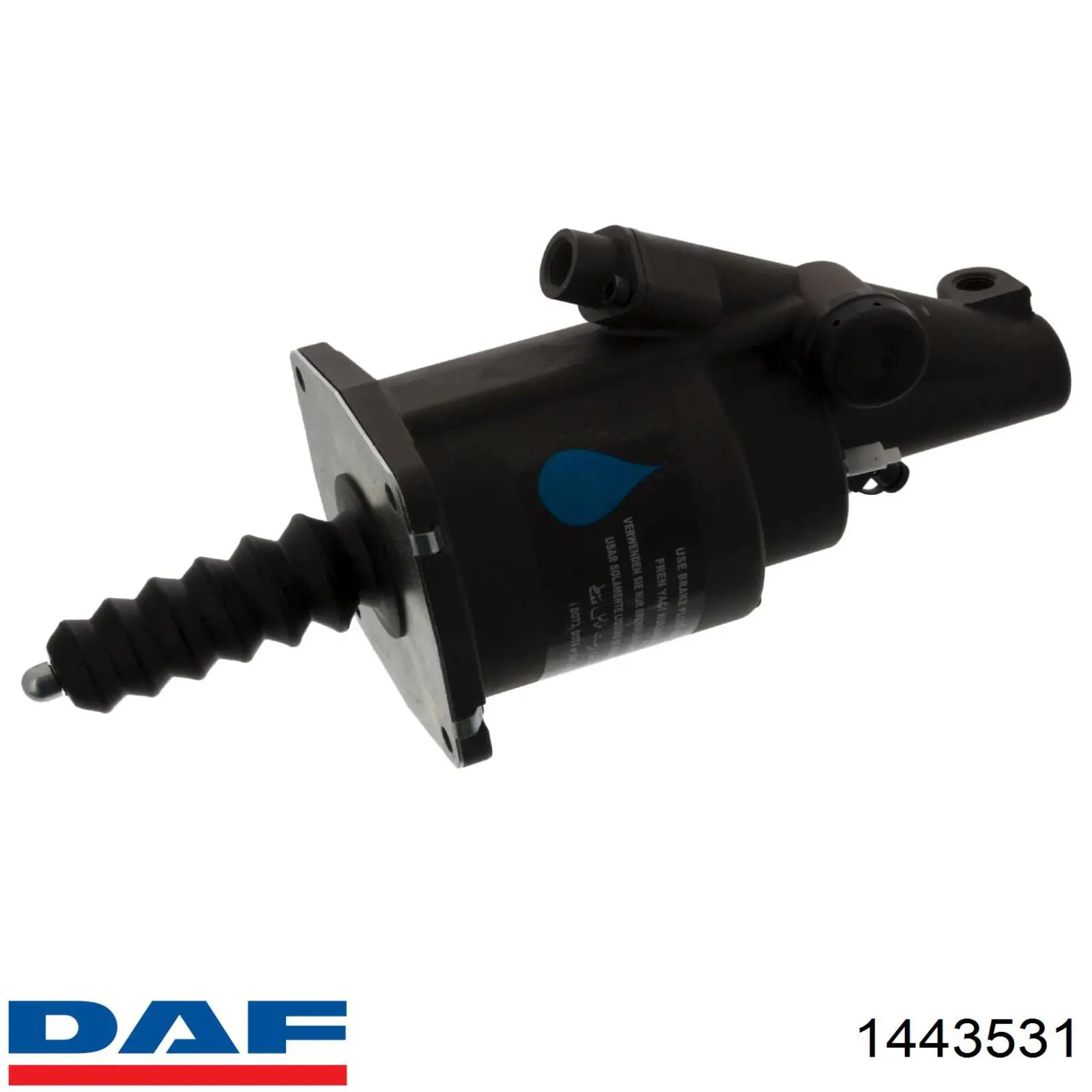 1443531 DAF Усилитель (цилиндр главный) привода управления сцеплением