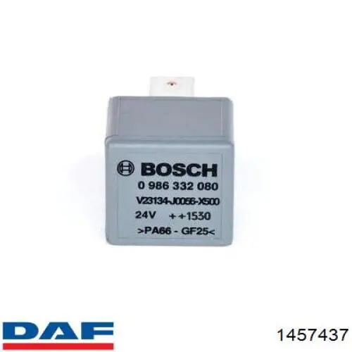 1457437 DAF Обогрев стекла окна задка