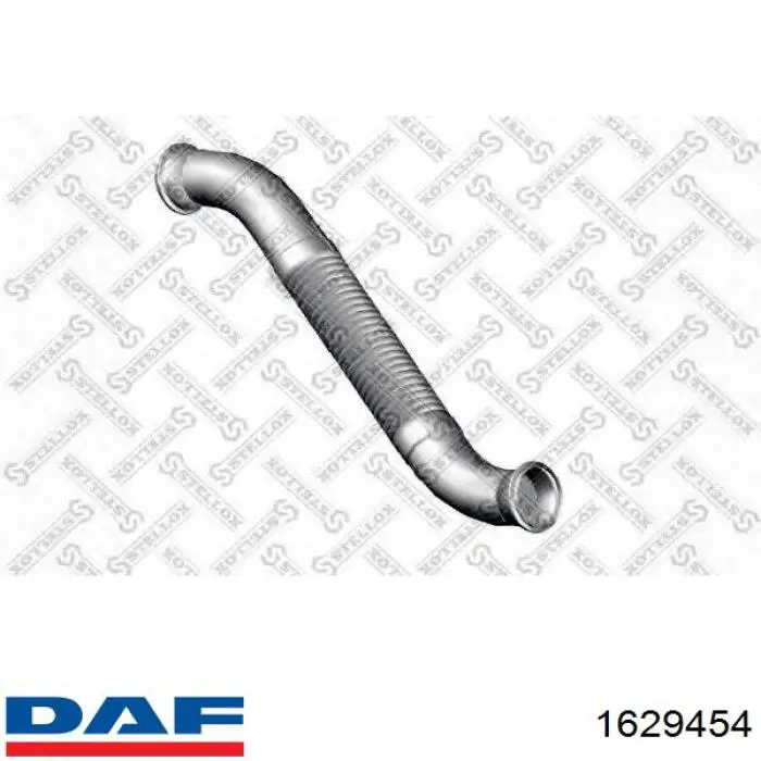 1629454 DAF Труба выхлопная от катализатора
