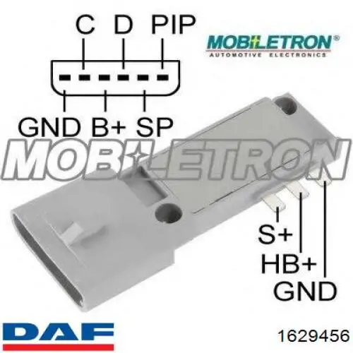 Трубы приемные (штаны) DAF 1629456 цена, от 215.43 USD