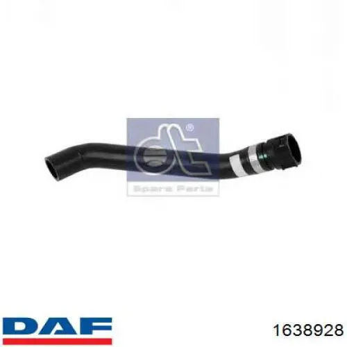 1638928 DAF шланг радиатора отопителя (печки, подача)