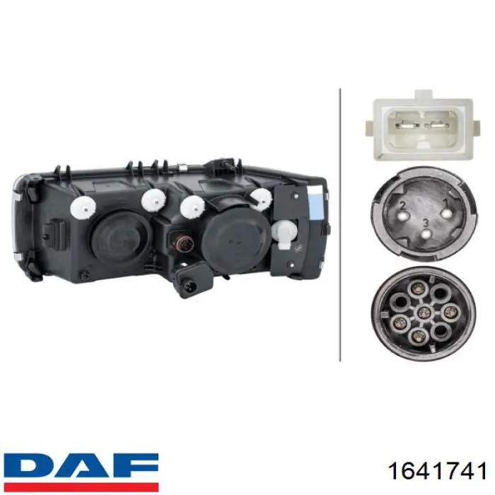 1641741 DAF Фара передняя правая