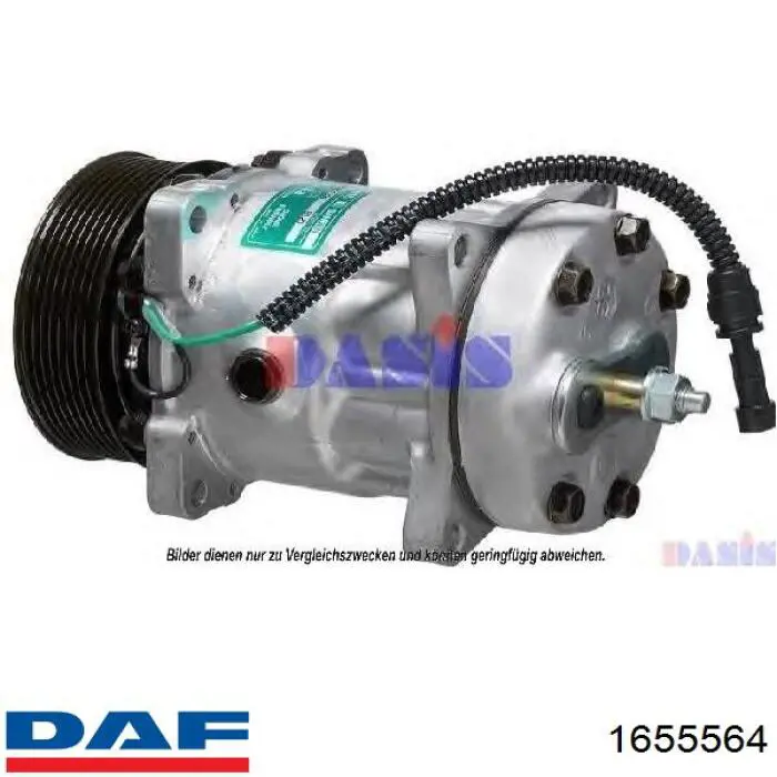 Компрессор кондиционера 1655564 DAF