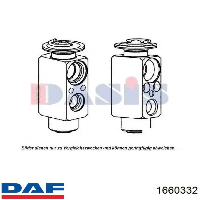 Клапан TRV кондиционера 1660332 DAF