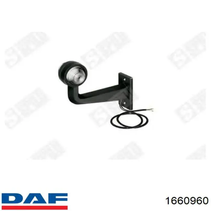 1660960 DAF Противотуманная фара левая