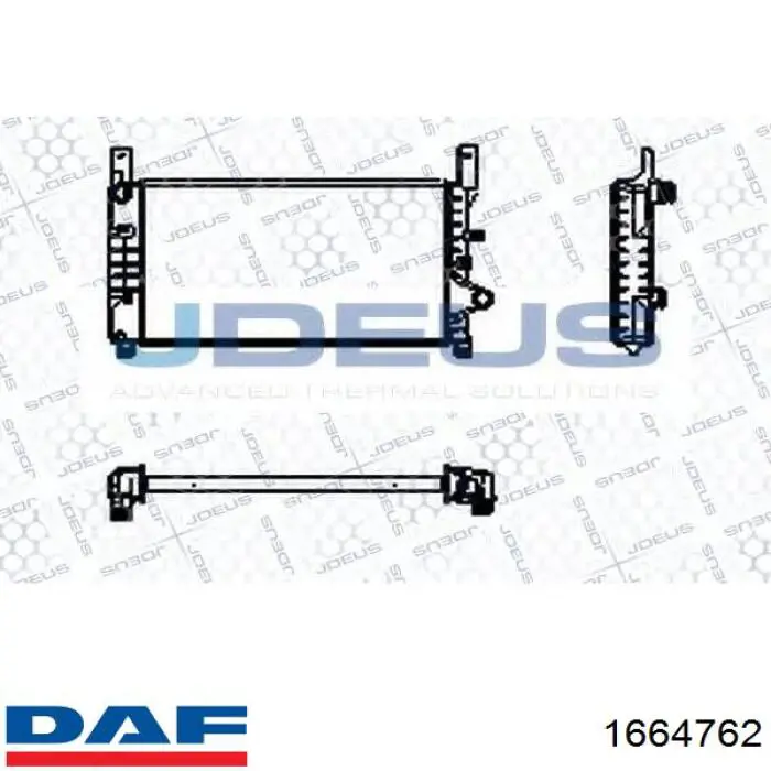 Купить 1664762 DAF Насос охлаждения