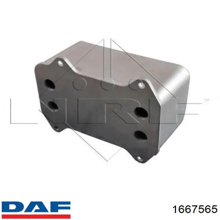 Radiador de aceite 1667565 DAF