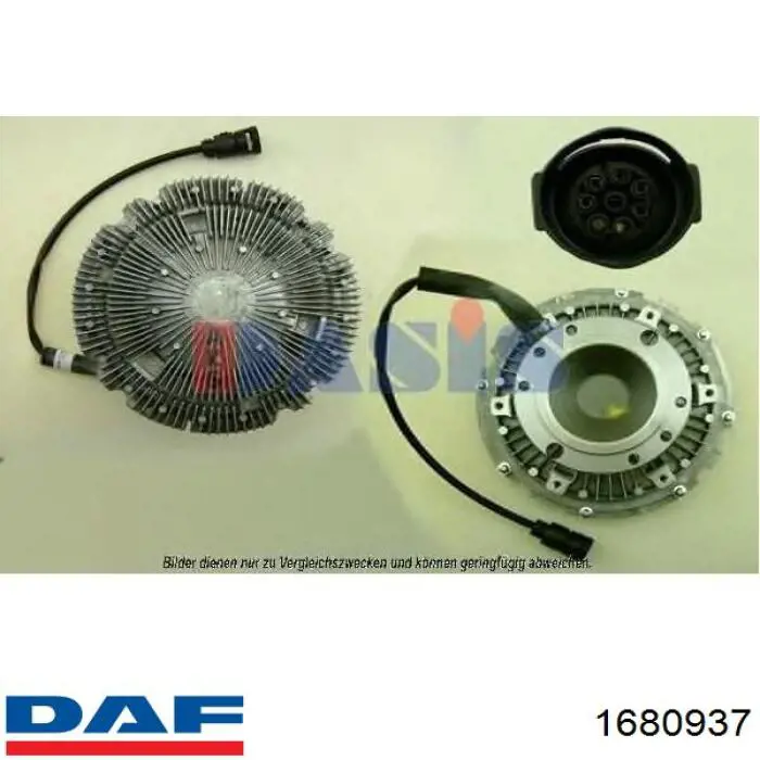 Вискозная муфта DAF 1680937 цена, от 400.83 USD