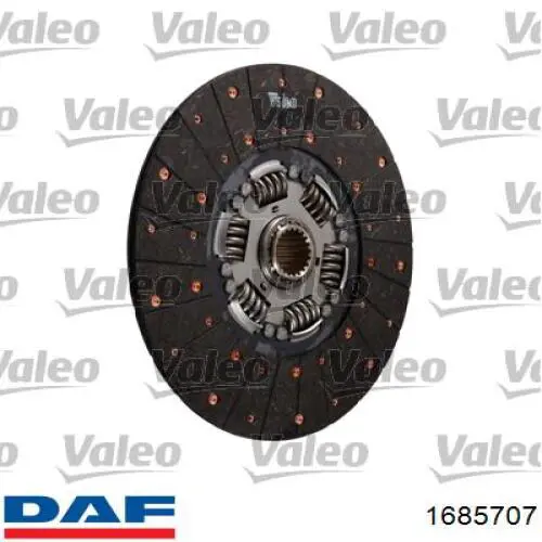 Диск сцепления DAF 1685707 цена, от 376.02 USD