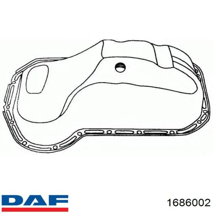 1686002 DAF Баллоны воздушные пневмотормозов