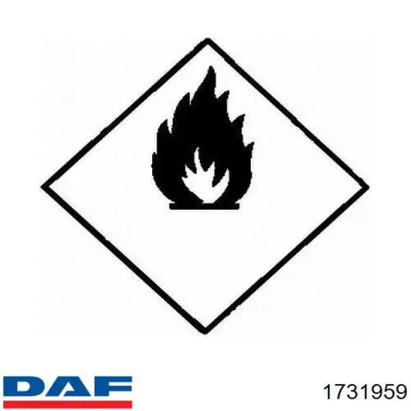 Габарит боковой (фургон) DAF 1697119