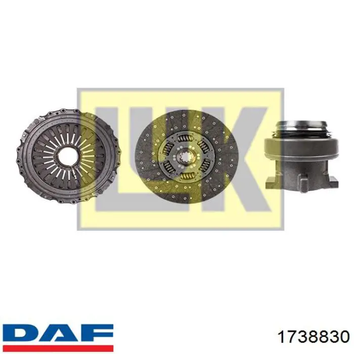 Диск сцепления 1738830 DAF