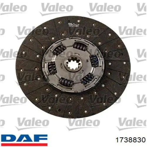 Диск сцепления DAF 1738830 цена, от 190.70 USD