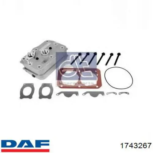1743267 DAF Головка блока компрессора (TRUCK)