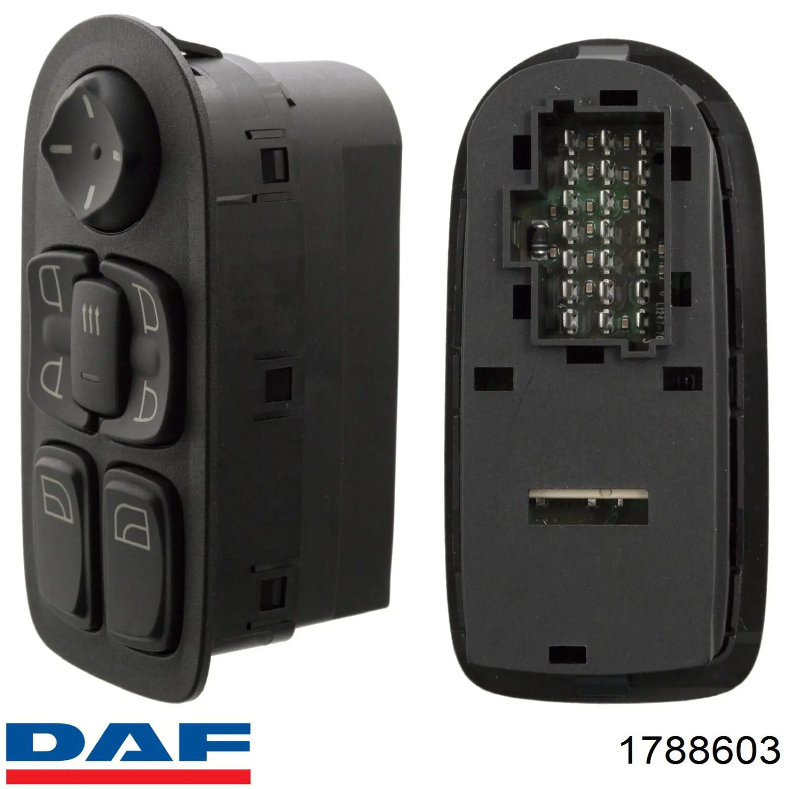 1788603 DAF Кнопки переднего левого стекло подъёмника