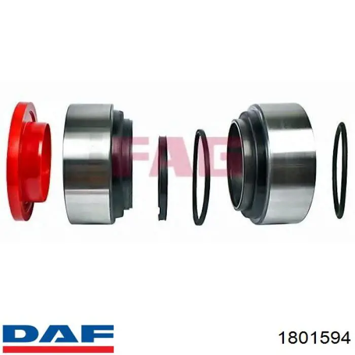 Подшипник задней ступицы 1801594 DAF