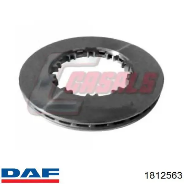 1812563 DAF Диск тормозной передний