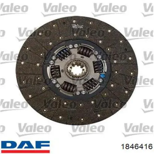Диск сцепления 1846416 DAF