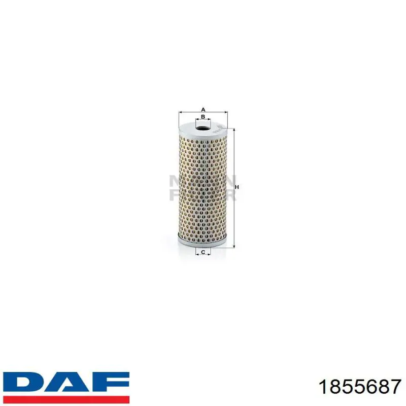 Фильтр ГУР 1855687 DAF