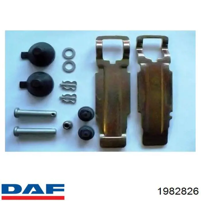 1982826 DAF колодки тормозные передние дисковые