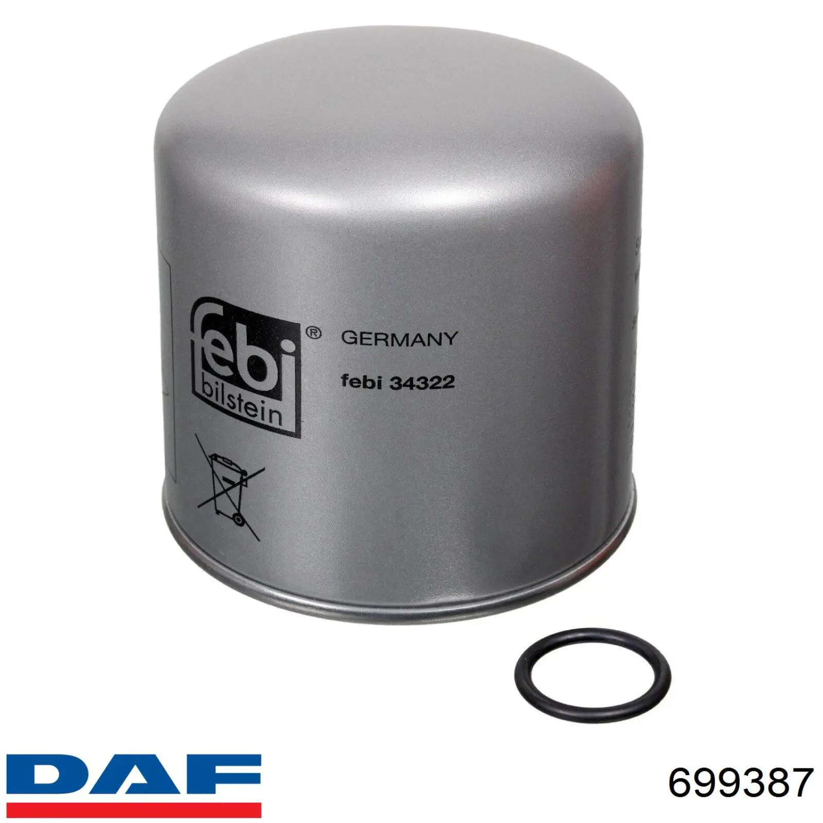 699387 DAF фильтр осушителя воздуха (влагомаслоотделителя (TRUCK))