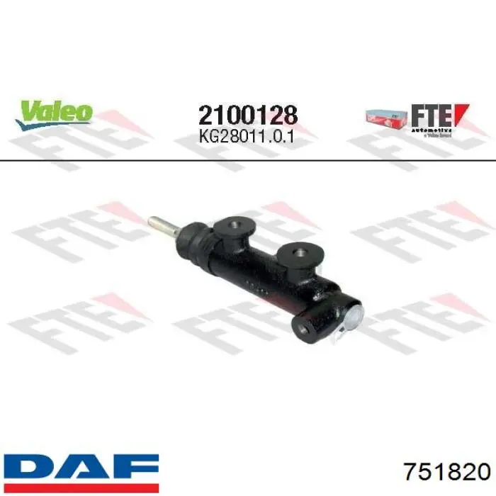 ГЦС VALEO 2100128 цена, от 31.14 USD