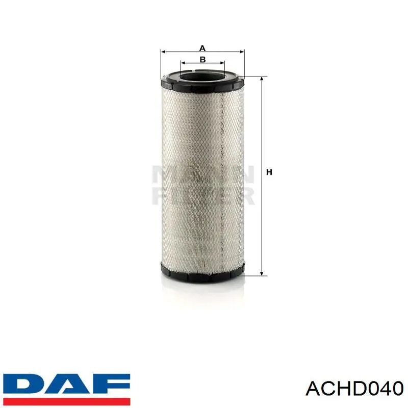 Купить ACHD040 DAF Автомобильный фильтр воздуха