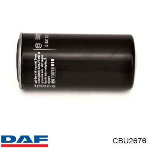 CBU2676 DAF Масляный фильтр двигателя