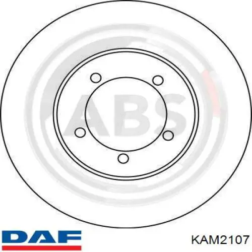 Передние тормозные диски KAM2107 DAF